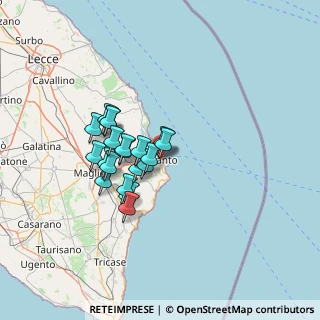 Mappa Via Guglielmotto D'Otranto, 73028 Otranto LE, Italia (11.164)