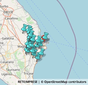 Mappa Via Guglielmotto D'Otranto, 73028 Otranto LE, Italia (12.023)