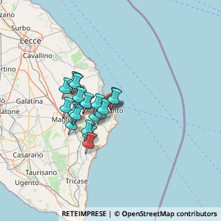 Mappa Via Ettore D'Amore, 73028 Otranto LE, Italia (11.0955)