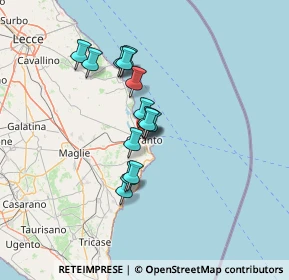 Mappa Via Ettore D'Amore, 73028 Otranto LE, Italia (10.81214)