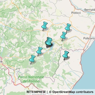 Mappa Via Aldo Moro, 85038 Senise PZ, Italia (9.155)