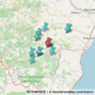 Mappa Via Aldo Moro, 85038 Senise PZ, Italia (10.41133)