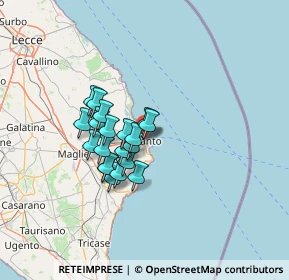 Mappa Via Leondari, 73028 Otranto LE, Italia (10.3985)