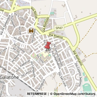 Mappa Via San Luca, 31, 73044 Galatone, Lecce (Puglia)