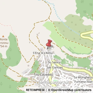 Mappa Via delle Sorgenti, 14, 09075 Santu Lussurgiu, Oristano (Sardegna)