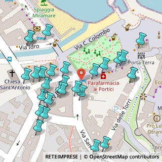 Mappa Piazza De Donno, 73028 Otranto LE, Italia (0.075)