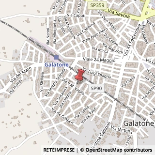 Mappa Via G. Megha, 22, 73044 Galatone, Lecce (Puglia)