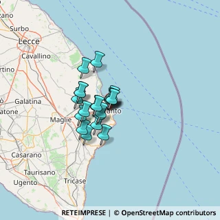 Mappa Via del Porto, 73028 Otranto LE, Italia (8.369)