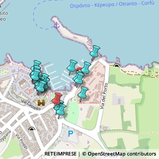 Mappa Via del Porto, 73028 Otranto LE, Italia (0.25217)