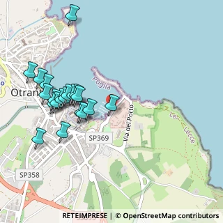 Mappa Via del Porto, 73028 Otranto LE, Italia (0.577)
