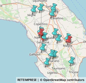 Mappa Via Torrente, 73044 Galatone LE, Italia (15.29938)