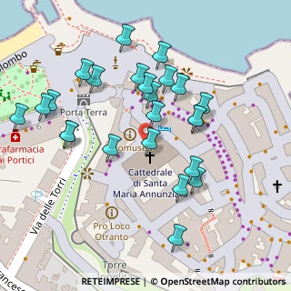 Mappa Centro Storico, 73028 Otranto LE, Italia (0.07083)