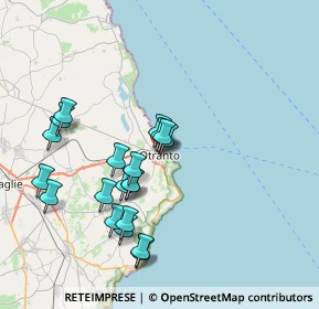 Mappa Centro Storico, 73028 Otranto LE, Italia (7.8215)