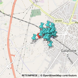 Mappa Via del Mare, 73044 Galatone LE, Italia (0.30769)