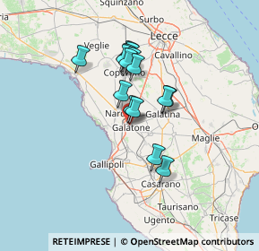 Mappa Via L. Spagna, 73044 Galatone LE, Italia (11.224)