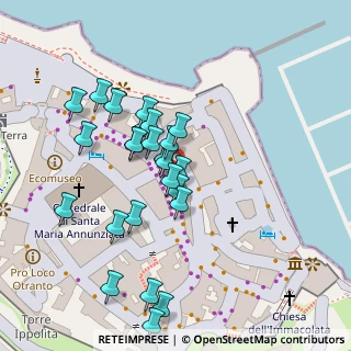 Mappa Via Giuseppe Garibaldi, 73028 Otranto LE, Italia (0.044)