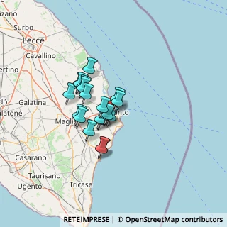 Mappa Via Rita Levi Montalcini, 73028 Otranto LE, Italia (9.9935)
