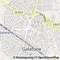 Mapa Galatone