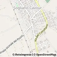 Mapa Sogliano Cavour