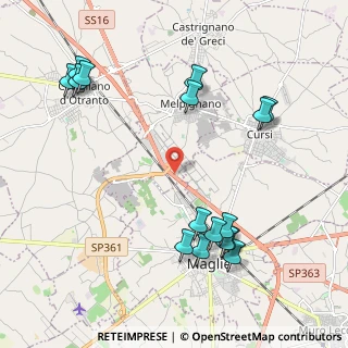 Mappa Z. I. di Melpignano - lotto, 73024 Maglie LE, Italia (2.64875)