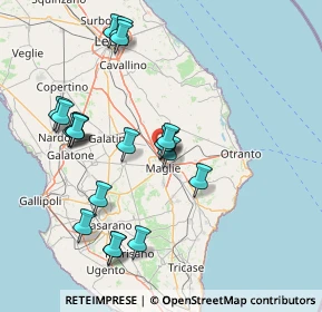 Mappa Zona Industriale Melpignano, 73024 Maglie LE, Italia (16.894)