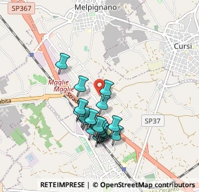 Mappa Zona Industriale Melpignano, 73024 Maglie LE, Italia (0.839)