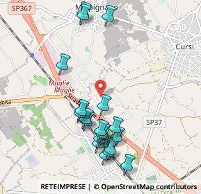 Mappa Zona Industriale Melpignano, 73024 Maglie LE, Italia (1.116)