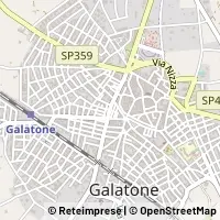 Kaart Galatone