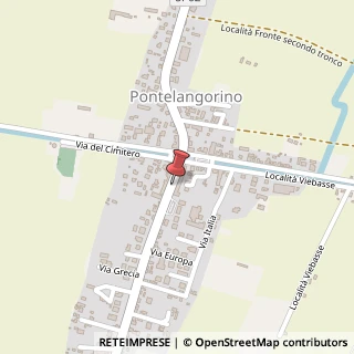 Mappa Località Pontelangorino Centro, 90, 44021 Pontelangorino FE, Italia, 44021 Codigoro, Ferrara (Emilia Romagna)
