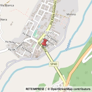 Mappa Via roma 1, 29020 Travo, Piacenza (Emilia Romagna)