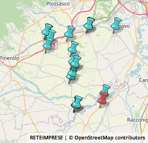 Mappa 10060 Cercenasco TO, Italia (6.75944)