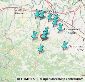 Mappa Via Isonzo, 29028 Ponte dell'Olio PC, Italia (11.03615)