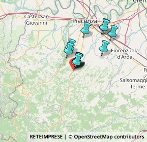 Mappa Via Isonzo, 29028 Ponte dell'Olio PC, Italia (8.22923)