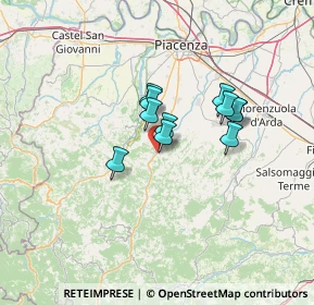 Mappa Via Isonzo, 29028 Ponte dell'Olio PC, Italia (9.33091)