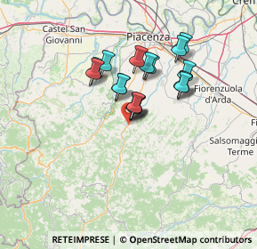 Mappa Via Isonzo, 29028 Ponte dell'Olio PC, Italia (10.30278)