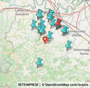 Mappa Via Isonzo, 29028 Ponte dell'Olio PC, Italia (12.5915)