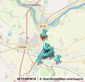 Mappa Via Bentivoglio, 44122 Ferrara FE, Italia (2.85462)