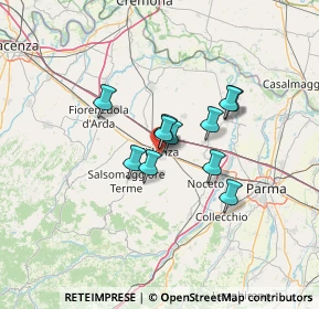 Mappa Via Gioacchino Levi, 43036 Fidenza PR, Italia (8.92273)