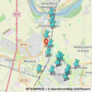 Mappa Via Rino Maragno, 44122 Ferrara FE, Italia (2.33588)