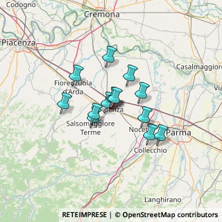 Mappa Via Laurini, 43036 Fidenza PR, Italia (8.97643)