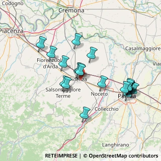 Mappa Via Confalonieri, 43036 Fidenza PR, Italia (14.3695)