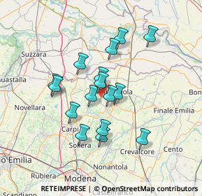 Mappa Via Pezzetta, 41039 San Possidonio MO, Italia (11.60813)