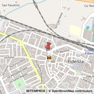 Mappa Via Abate Pietro Zani, 1, 43036 Fidenza, Parma (Emilia Romagna)