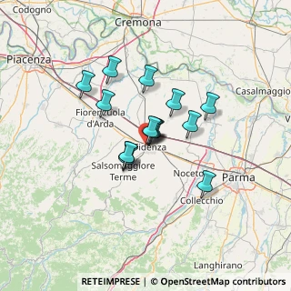 Mappa Via L. Illica, 43036 Fidenza PR, Italia (9.38067)