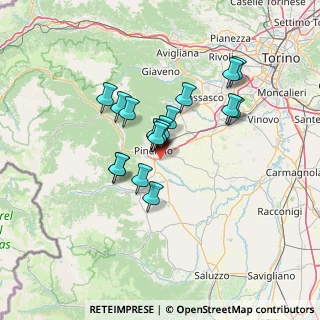 Mappa Strada Galoppatoio, 10064 Pinerolo TO, Italia (10.37333)
