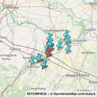 Mappa Via F.Cortesi, 43122 Parma PR, Italia (8.93235)