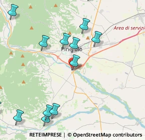 Mappa Via Chisone, 10064 Pinerolo TO, Italia (5.33077)