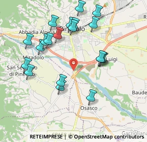 Mappa Via Chisone, 10064 Pinerolo TO, Italia (2.0465)