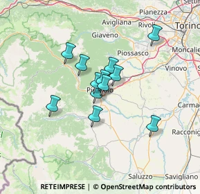 Mappa Via Chisone, 10064 Pinerolo TO, Italia (9.33417)