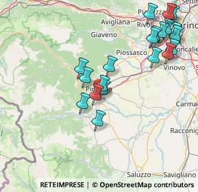 Mappa Via Chisone, 10064 Pinerolo TO, Italia (17.664)